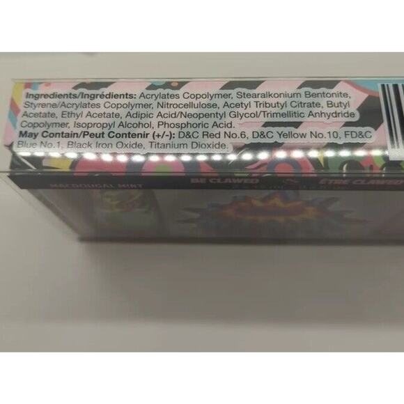 BE‎ CLAWED CLAW MONEY Nail Polish W/ Patch NEW SEALED! Keepsake Box - Picture 5 of 6